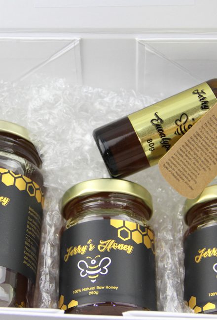 Honey Gift Box No 2, 2 Jars of 250g + 1 Jar of 500g