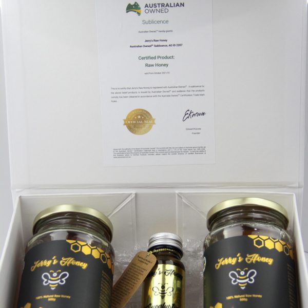Honey Gift Box, 2 jars 500g & mini gift