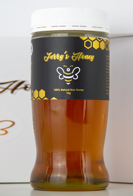 Light Amber Honey, Jar of 1kg